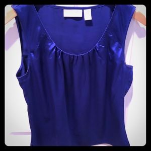 Chicos Cobalt / Royal Blue sleeveless top size XS